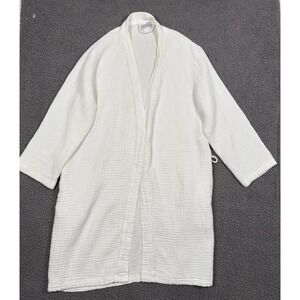 Parachute Cloud Robe White 100% Turkish Cotton Gauze Large Loungewear Unisex